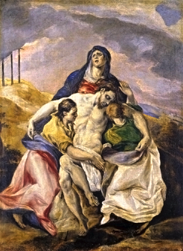 L'une des deux Pietà romaines du Greco
