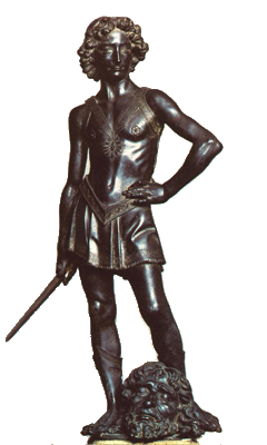 Le David de bronze de Verrocchio